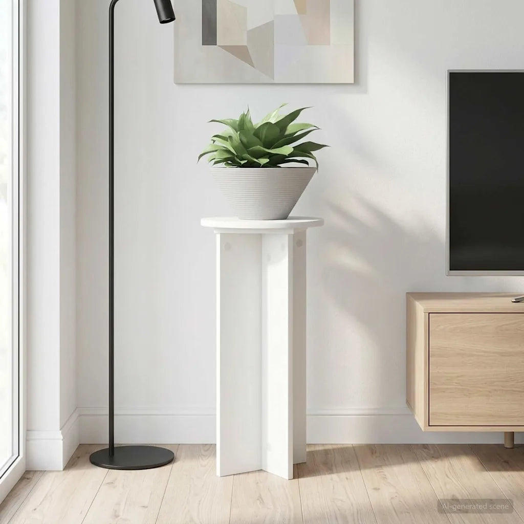 Supporto per piante 2 pcs Bianco Ø29,5 x 60 cm 899717