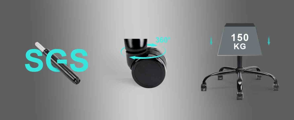 Sedia da ufficio girevole ¨C Minimal ¨C nero, struttura in metallo
