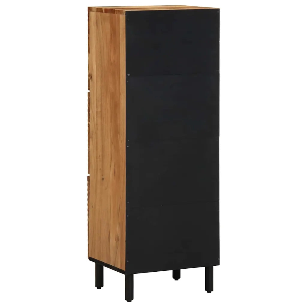 Credenza Naturale 40 x 33,5 x 110 cm Legno di Acacia Massello 4017785