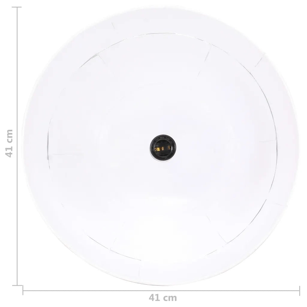 Lampada Industriale Vintage 25 W Bianca Rotonda 41 cm E27 CFW4908190