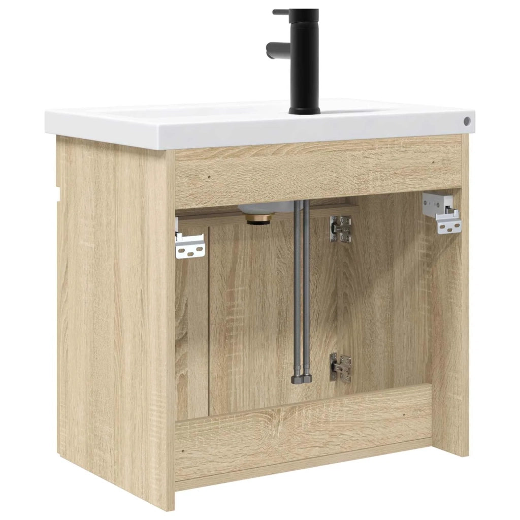 Mobile bagno con rubinetto Rovere Sonoma 61 x 40 x 74,5 cm 889539