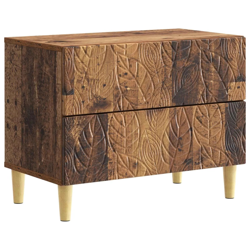 Comodino Legno antico 62 x 34,5 x 48 cm Legno ingegnerizzato 895013