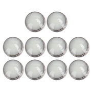 Componenti orologio a bezel con punti luminosi - 10 pezzi - lega - 2 mm - resistente e shockbestendig