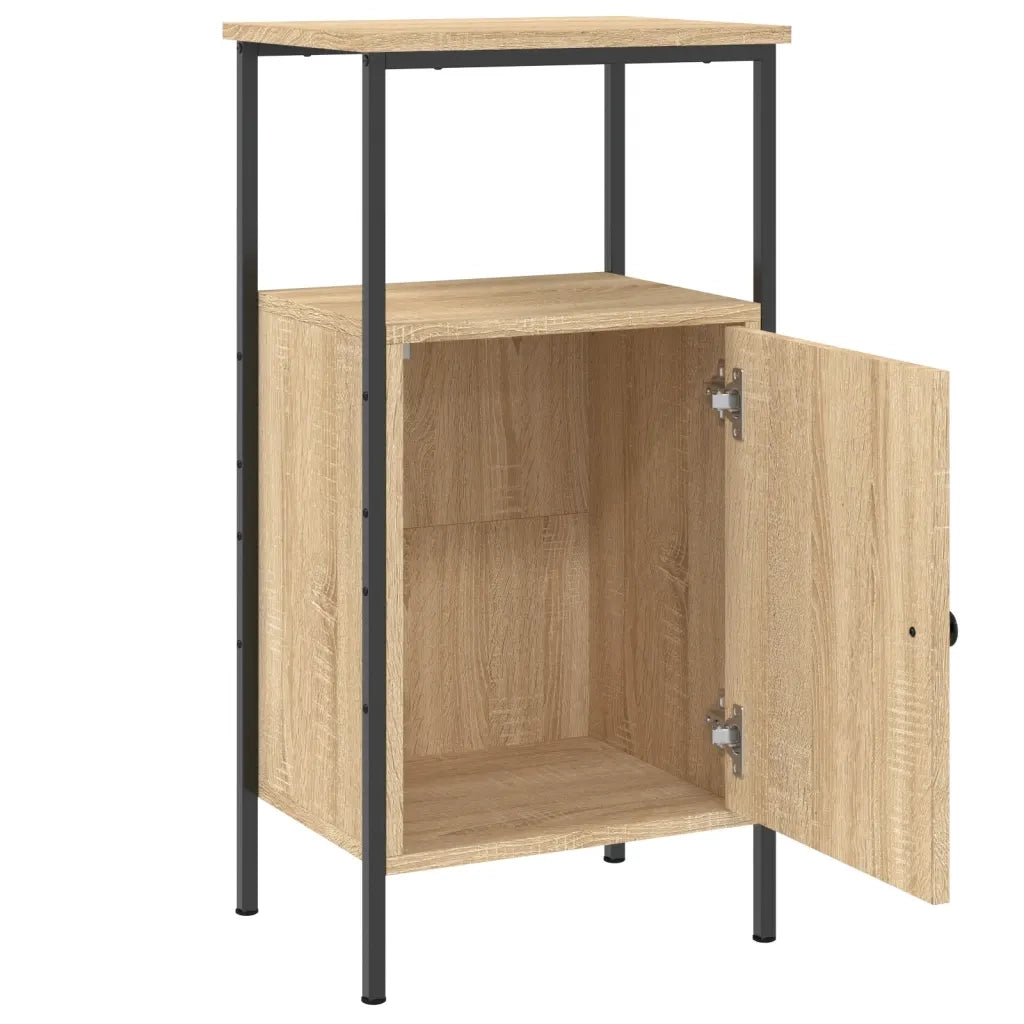 Comodini 2pz Rovere Sonoma 41x31x80 cm in Legno Multistrato 825926