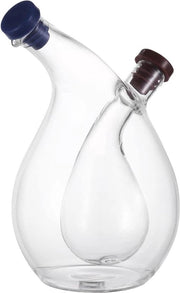 Dispensatore di olio e aceto - 2-in-1 supporto per cucina e tavola - pratico e stile