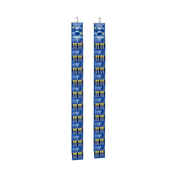 Espositore batterie varta 97600121811 longlife power clipstrip