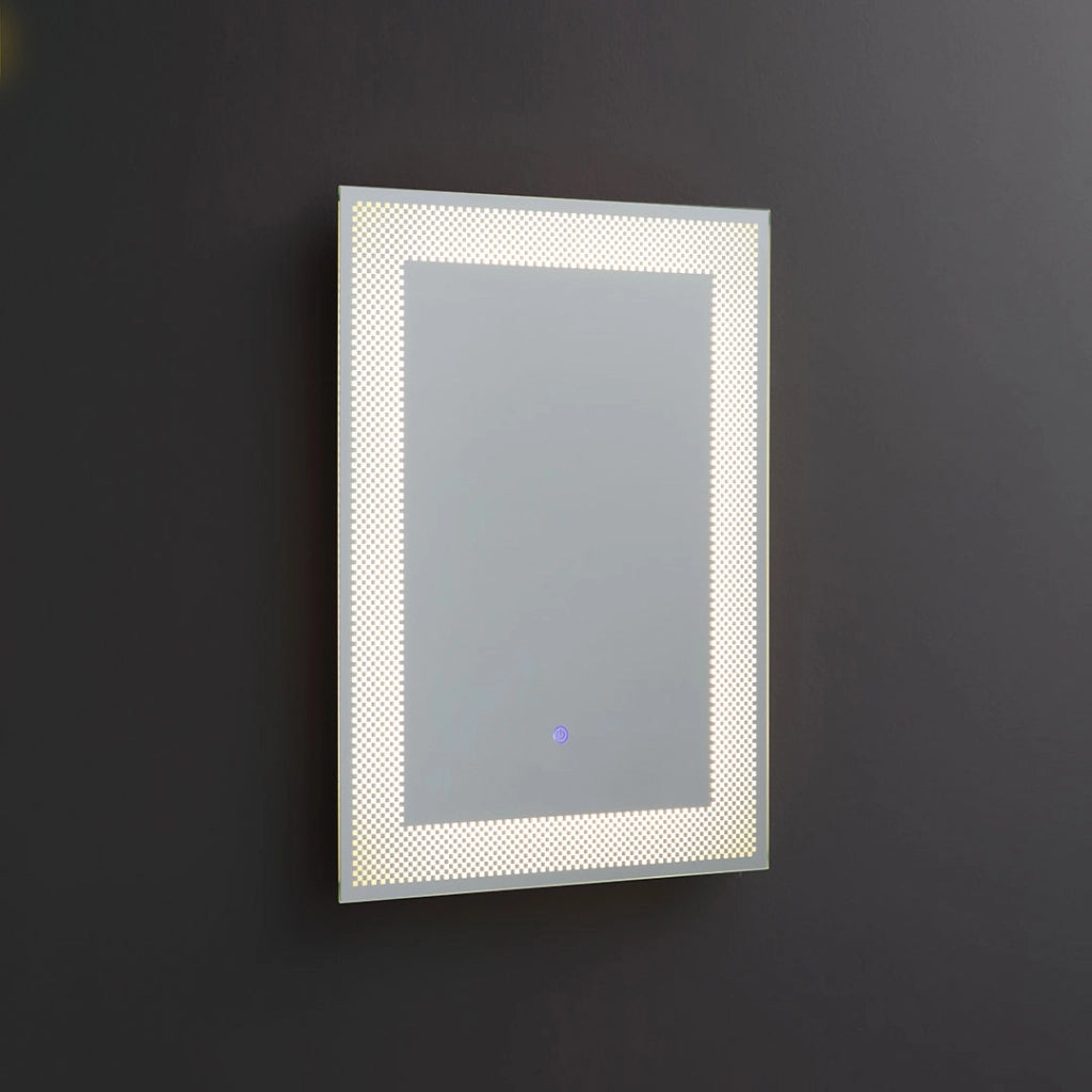 Specchio rettangolare 50x70 decorato LED