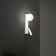 Applique Moderna Fog Metallo Bianco Opaco Luce Led G9 Ip20