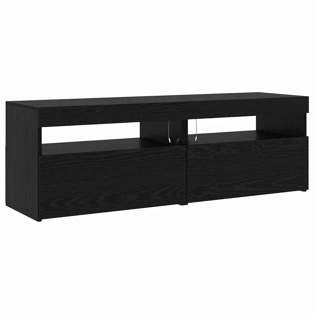 Mobile TV 3 pz-Mobile per TV-Credenza TV Rovere Nero 260 x 37 x 40 cm Legno multistrato 754002