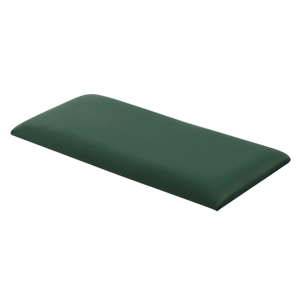 Set di 3 cuscini da parete in velluto 60 x 30 cm verde scuro 03_0010627