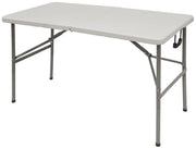 CAMPING TAVOLO PIEGHEVOLE IN PLASTICA RICHIUDIBILE IN VALIGIETTA 122 X 61 X 74CM