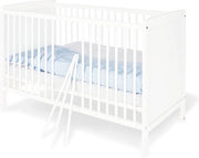 Culla per Bambino 'Robin' - Culla per Bambino - Altezza Regolabile - 124cm x 66cm x 87cm