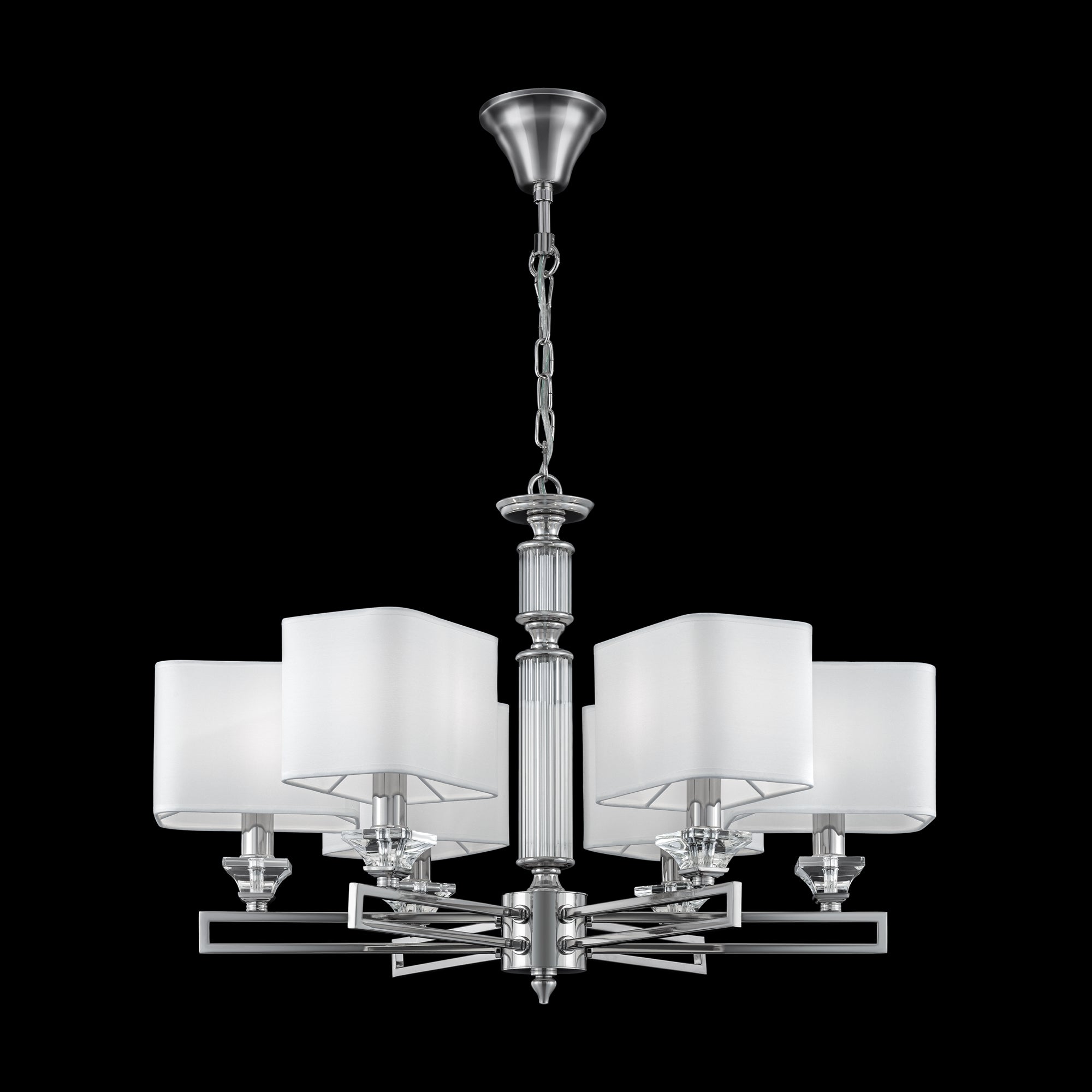 Lampadario Neoclassic in Metallo Ontario Cromo