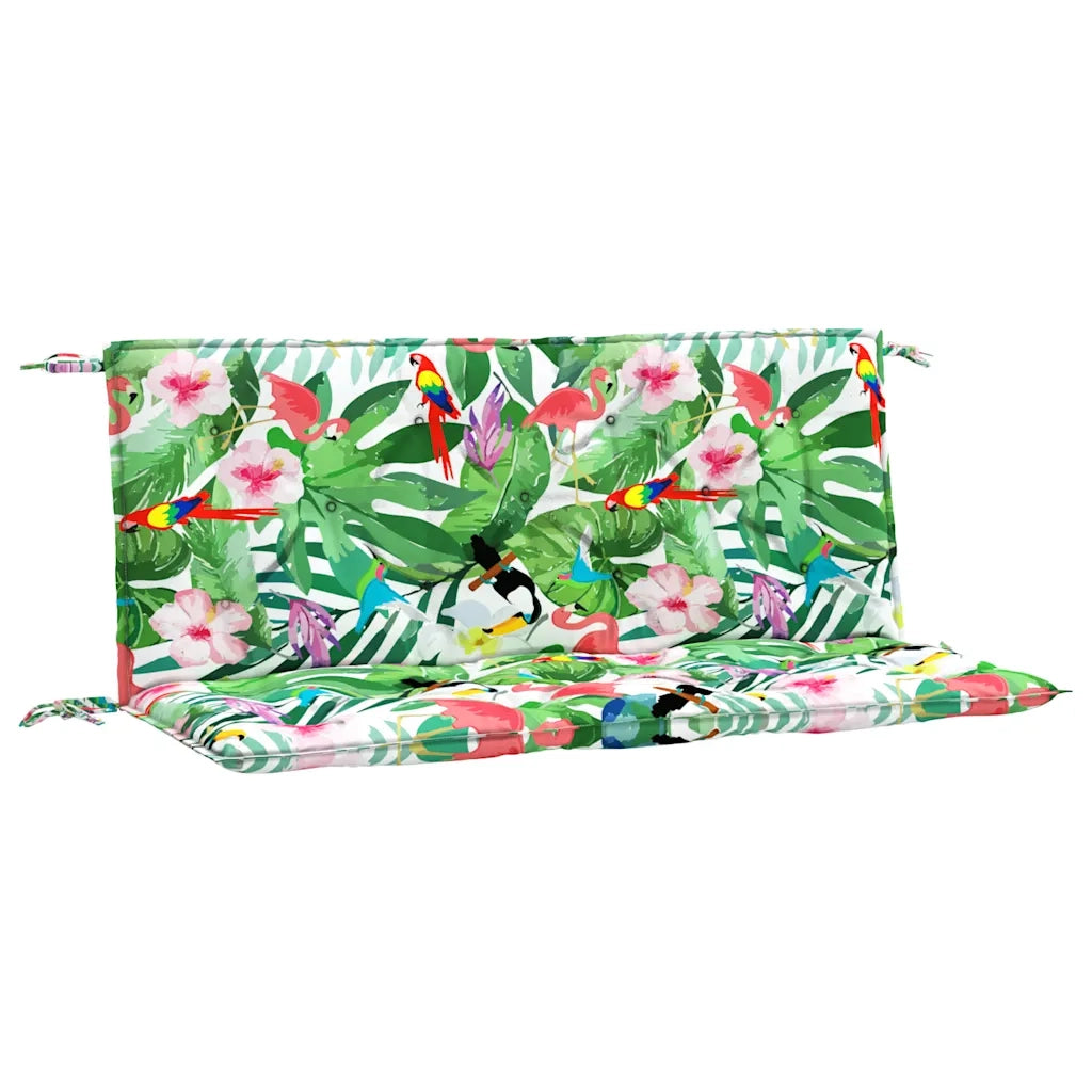Cuscini Panca da Giardino 2 pz-Set di 2 Cuscini per panchina da esterno Multicolore 120x50x7cm in Tessuto