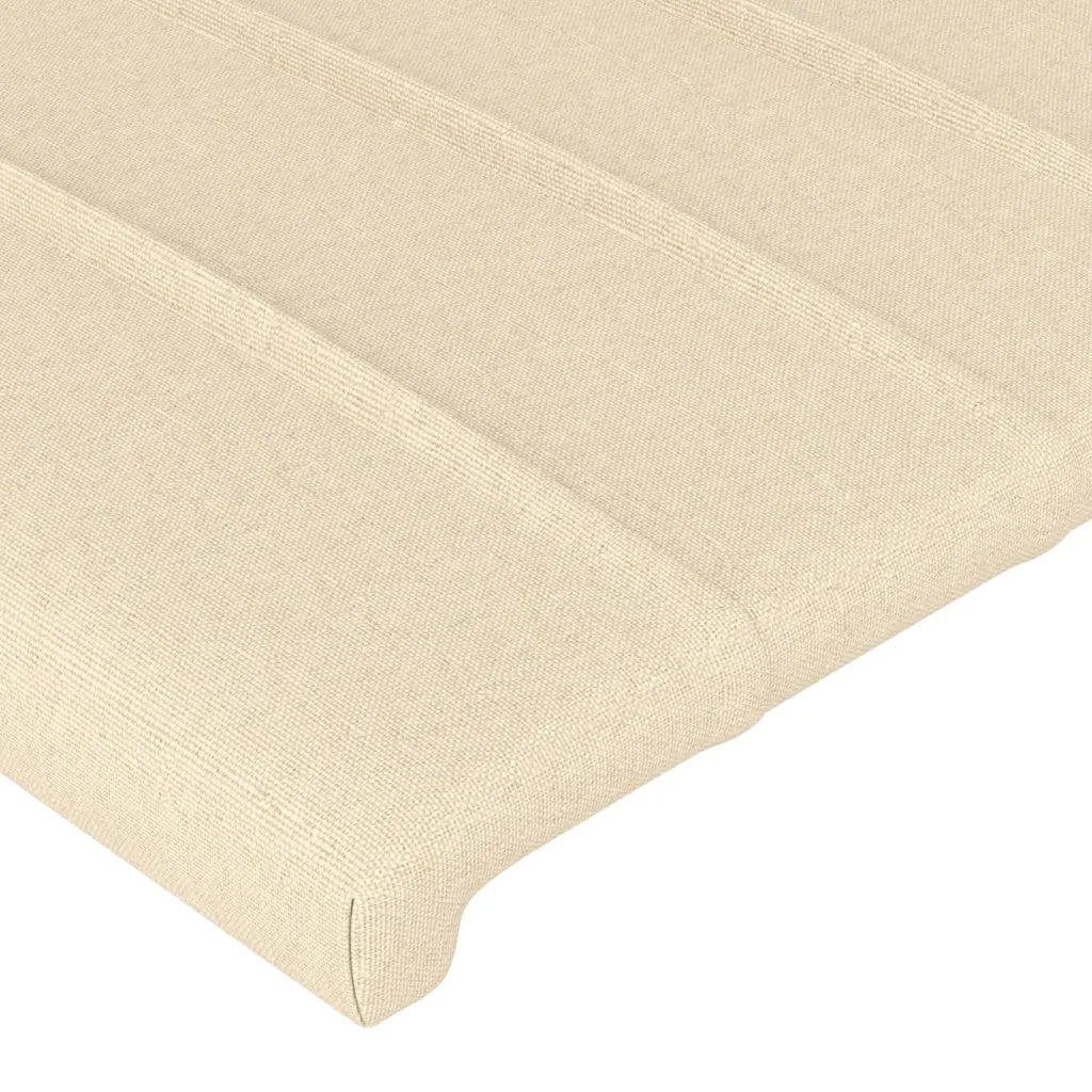 Testiera ad Orecchio-Testata con Orecchie Crema 93x23x78/88 cm in Tessuto 602984