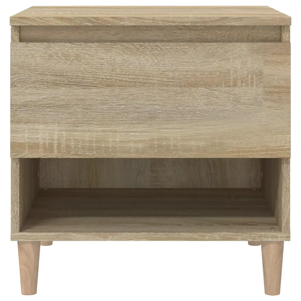 Comodini 2 pz-Set di 2 Tavolino da notte Rovere Sonoma 50x46x50 cm in Legno Multistrato