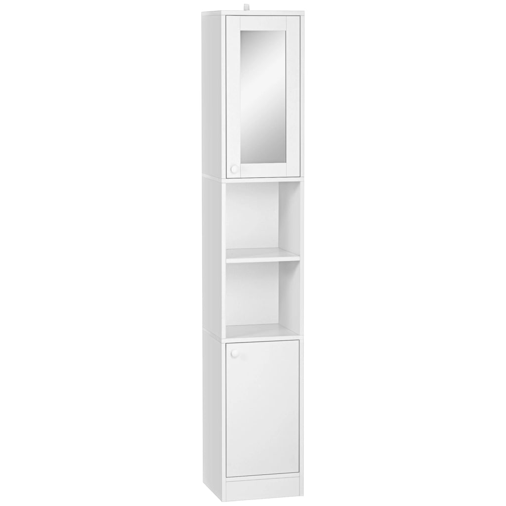 Armadio bagno alto colonna ¨C zephmum ¨C bianco 30x28x170 cm