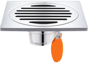 Drenaggio angolare - antiruggine - 1 pezzo - acciaio inossidabile - 100 mm - colore argento
