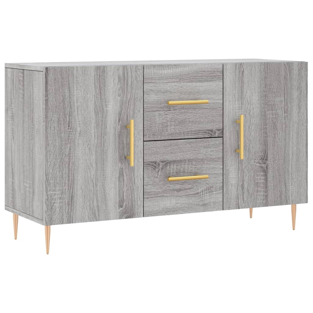 Buffet credenza cassettiera armadio mobile contenitore organizer cucina soggiorno salotto Sonoma 100 x 36 x 60 cm legno ingegnerizzato grigio 02_0036255