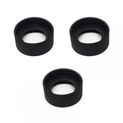 Set di protezioni oculari 3 pezzi - Protezione anti-urto - Protezione degli occhi - Flessibili - Gomma morbida - Diametro interno 33-46 mm - Protezione occhiutane