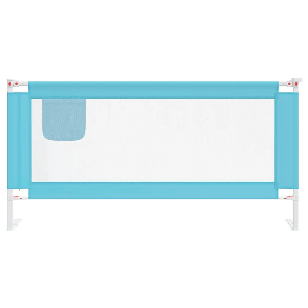Sponda Letto di Sicurezza per Bambini Blu 180x25 cm in Tessuto 10213