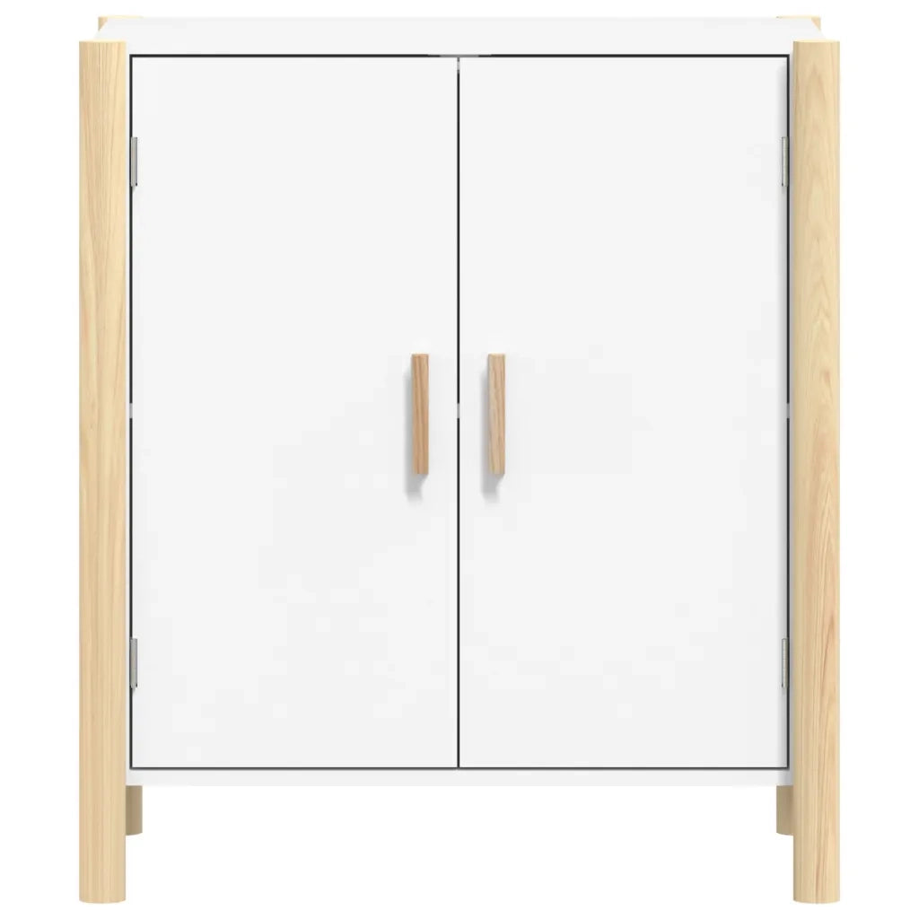 Credenza Bianca 62x38x70 cm in Legno Multistrato 345669