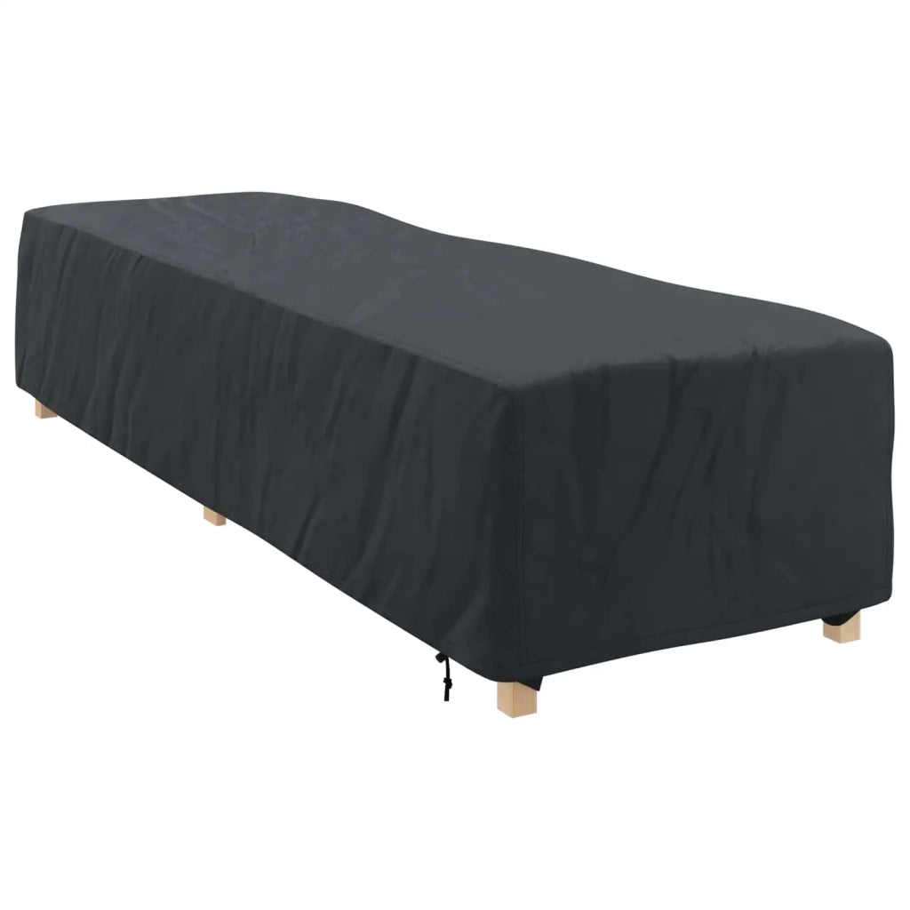 Copertura per Lettini Tinta unita Nero 74 x 210 x 40 cm Tessuto 4105903
