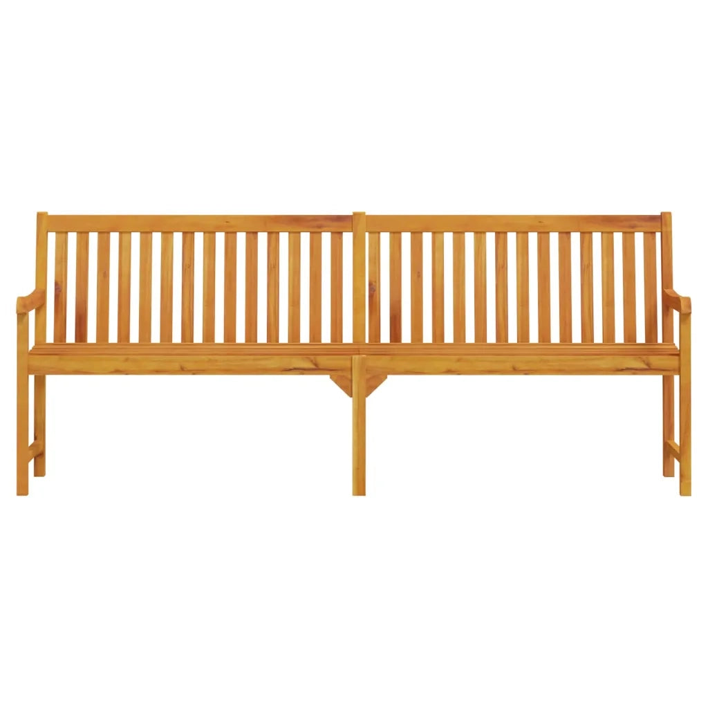 Panchina da Giardino 219 cm in Legno Massello d'Acacia