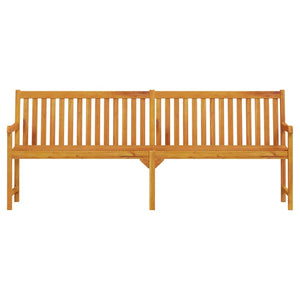 Panchina da Giardino 219 cm in Legno Massello d'Acacia