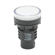 Indicatore di segnale LED bianco 220V AC 30mm Breckner Germany