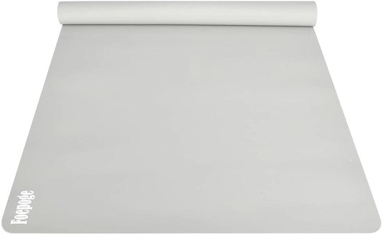 Mat di Silicone Grande 80x60 cm per Lavorazione di Resine Termoresistente con Base di Silicone per Resine Epoxy Ambiente di Lavoro, Placemat, Tavolo, Grigio