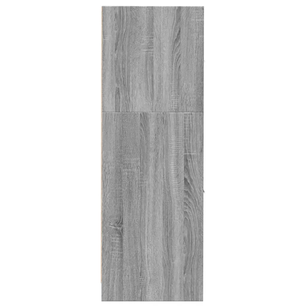 vidaXL Armadietto da Farmacia Grigio Sonoma 30x41x118 cm in Truciolato