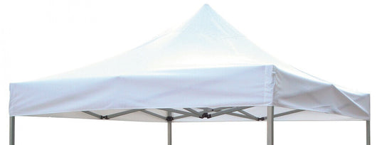 Telo Ricambio per Gazebo Professional 280x280 cm in Poliestere Bianco