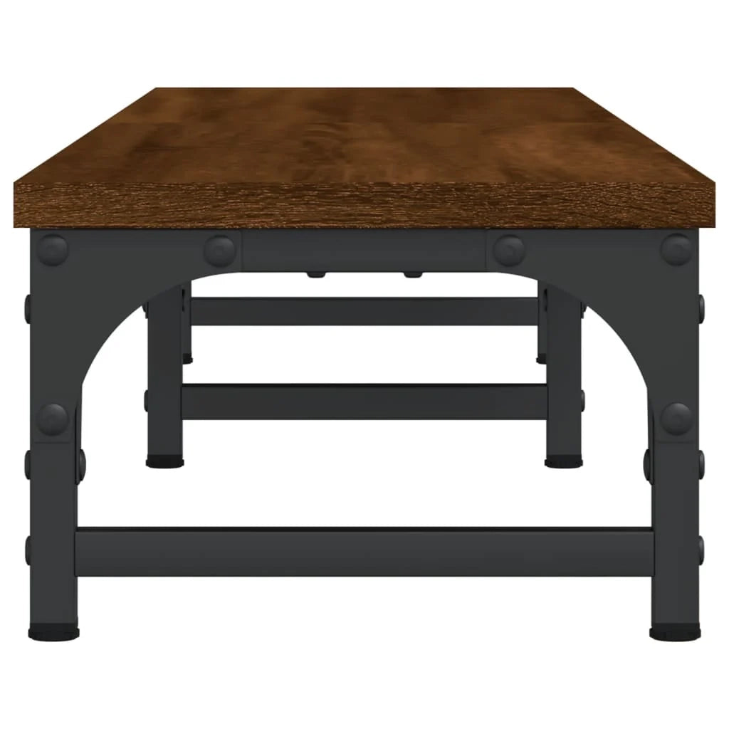 Supporto per monitor 105 x 23 x 15,5 cm in legno ingegnerizzato marrone 02_0045030