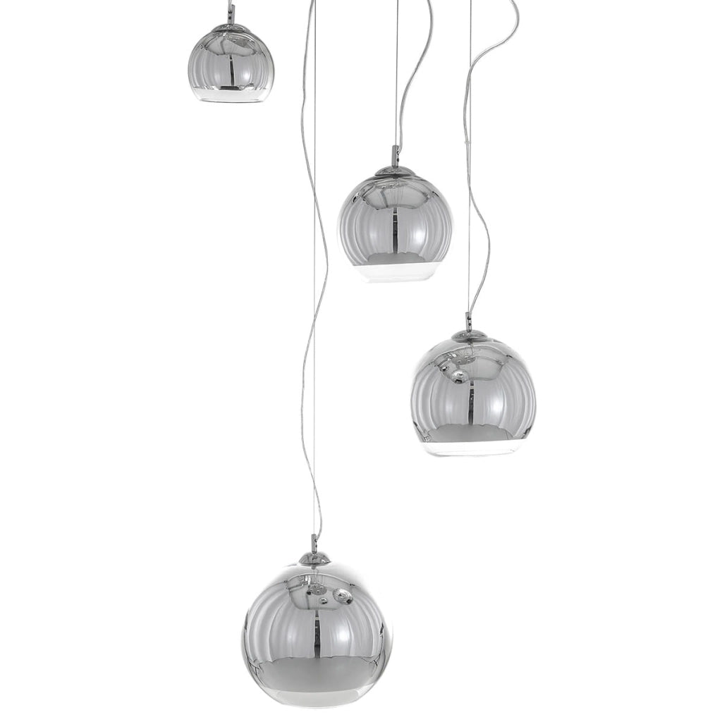 Lampadario Italux Laurent cromato 4xE27 dimmerabile