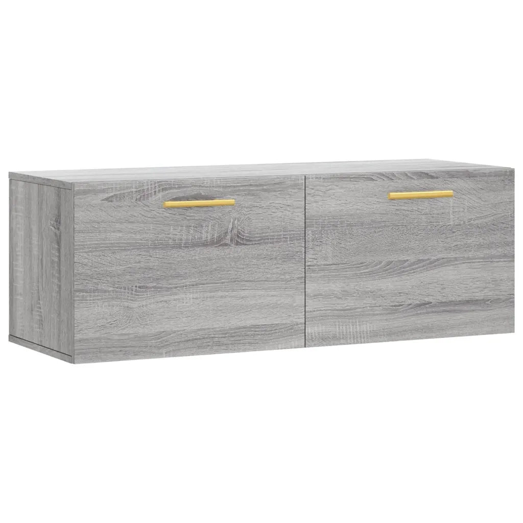 Armadietto a Muro | Mobile a Parete Grigio Sonoma 100x36,5x35 cm Legno Multistrato