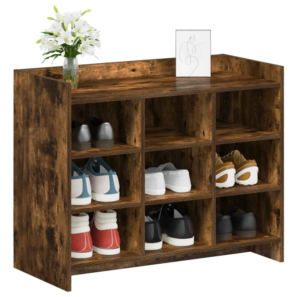 Mobile per scarpe Rovere Fumo 85 x 39,5 x 70 cm 8011367