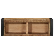 Mobile Porta TV 80x30x25 cm in Legno Massello di Mango Grezzo 4015933