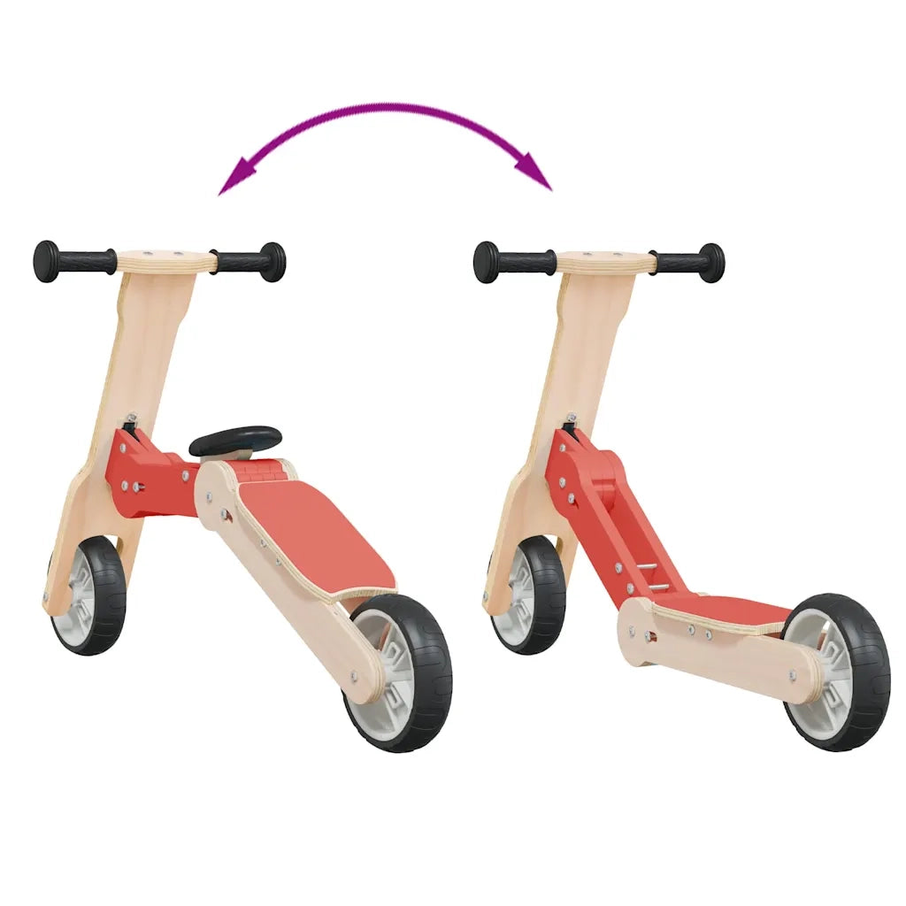 Monopattino per Bambini 2 in 1 Rosso CFW4737983
