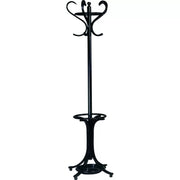 Appendi abiti shabby nero legno faggio  d.56 x h.197 - Mobili 2G