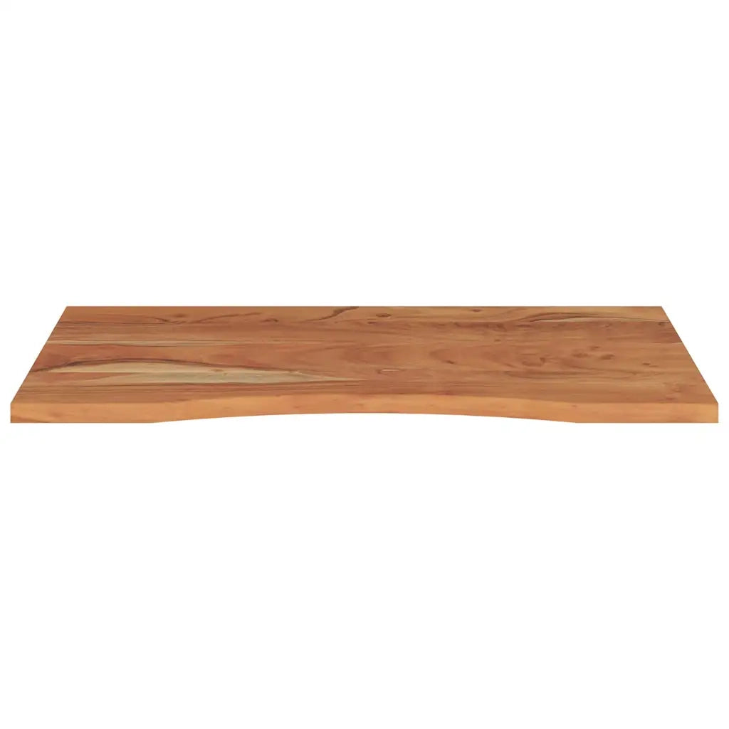 Piano Scrivania 80x60x2,5 cm Rettangolare Legno Massello Acacia 370169