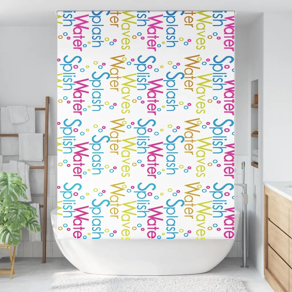 vidaXL Tenda a Rullo Doccia 160x240 cm Larghezza Tessuto 156 cm