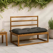 Cuscini per Panchina a 2 Pezzi VIANEN 100% Poliestere Antracite 952649