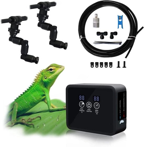 Sistema di Nebulizzazione Intelligente per Rettili - Aria Irrigante Automatica per Piante - Adatto per Terrario