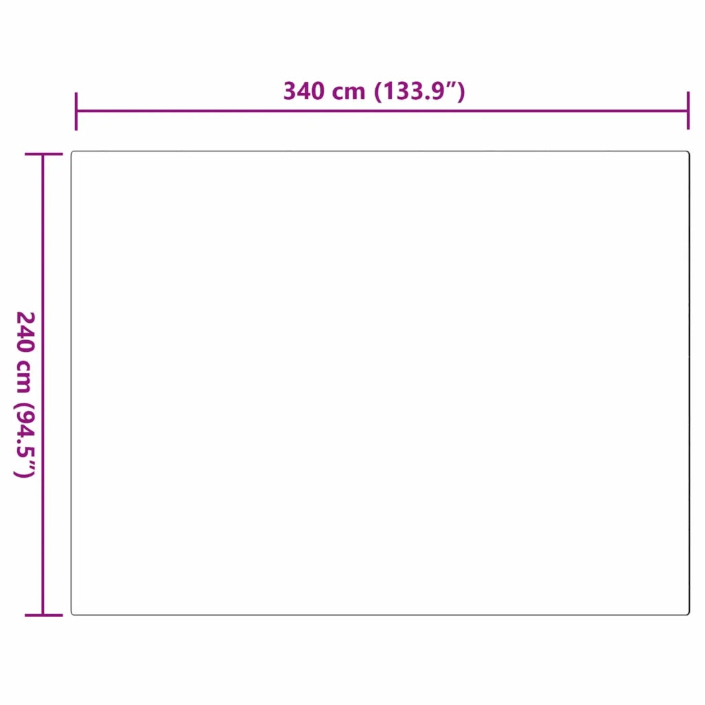 Tappeto antiscivolo in sintetica di coniglio OLITE Grigio 42021684
