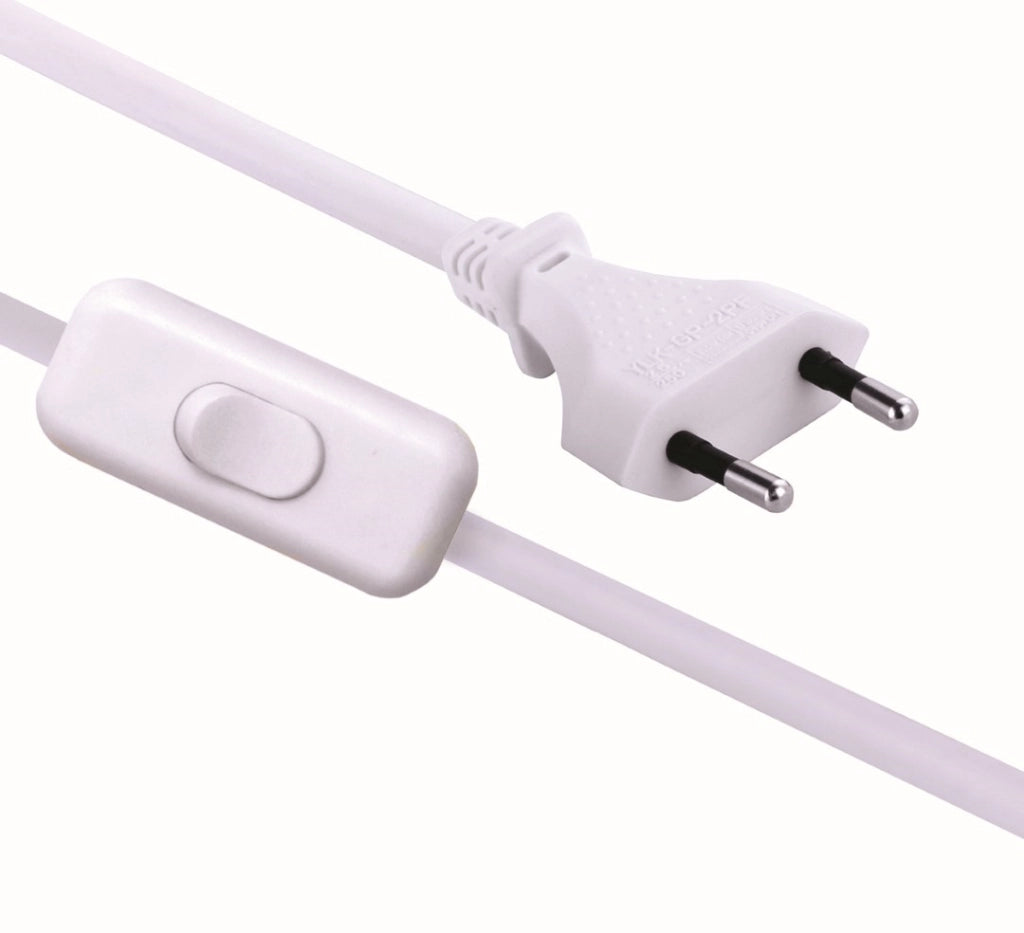 Prolunga Con Interruttore Mt 1,5 Bianca Set 5 Pezzi - Electraline