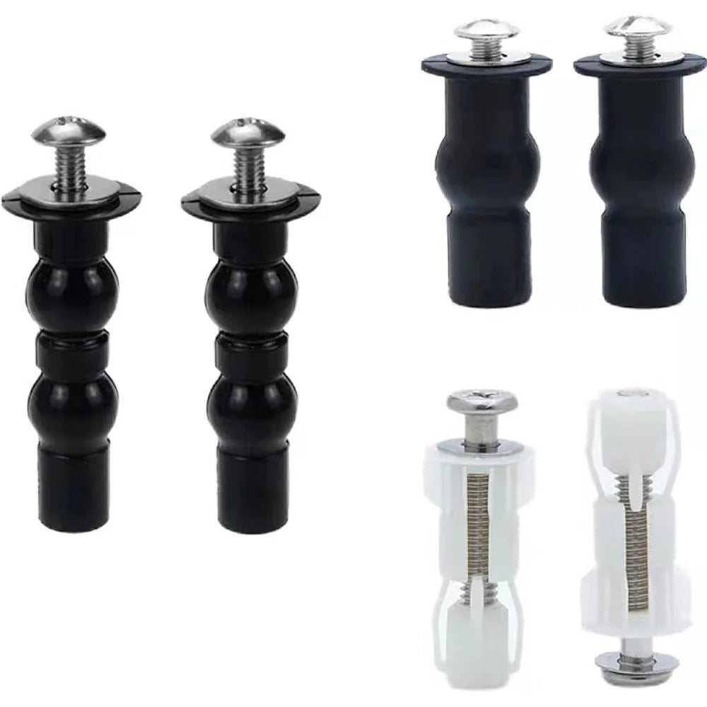 Widream 3 paires vis d expansion pour couvercle de toilette, aba