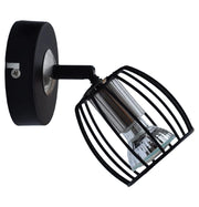 Applique Candellux ZONK 91-54319 nero GU10 1 luce in metallo