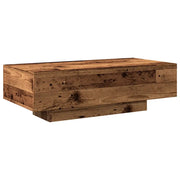 Tavolino salotto | Tavolino da caff¨¨ | Tavolino da Soggiorno Legno Antico 100x49,5x31 cm Legno Multistrato