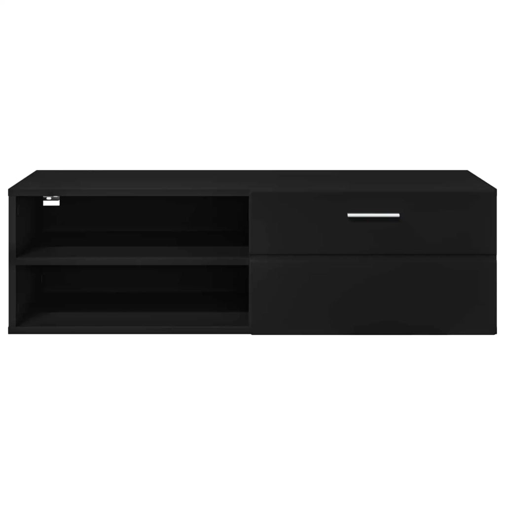 Armadio in Legno Nero 100,5 x 39 x 30 cm Legno multistrato 880242